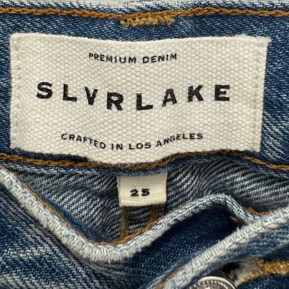 SLVRLAKE Virginia Slim Jeans in Pay No Mind - Picture 7 of 9